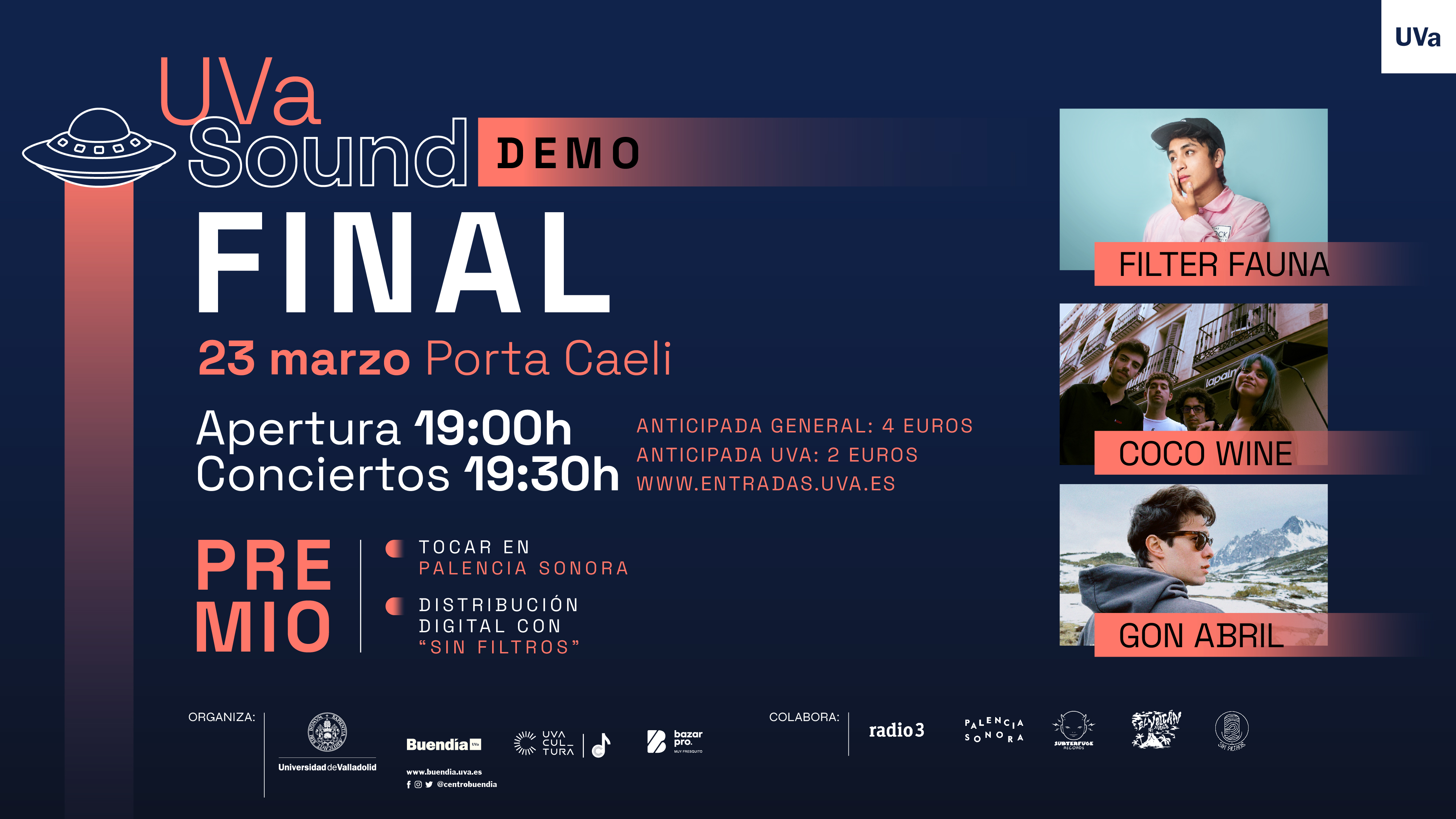 (Imagen banner UVA SOUND DEMO)